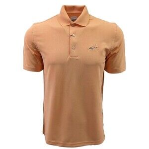 Greg Norman Play Dry Polo Shirt Mens 4XL Salmon Orange Golf Pocket Shirt
